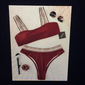 HIGH WAIST BIKINI TAGS ON NEVER WORN
